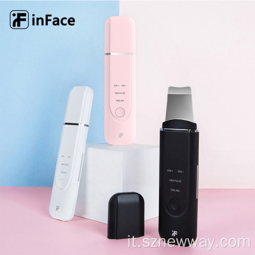 InfoCACE ULTRASONIC ACNE PULIZIA PULIZIA PULIRE FACIALE Pelle di massaggio